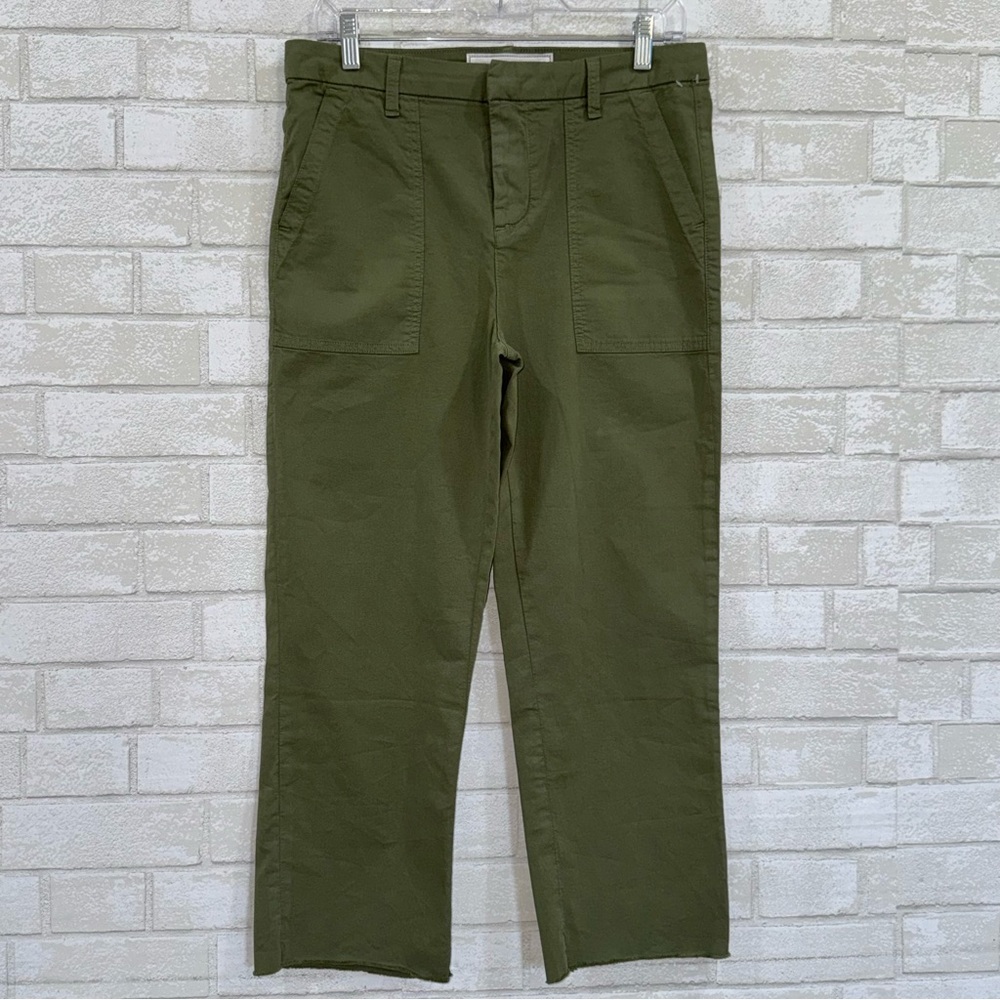 Frank & Eileen Blackstone Crop Utility Women’s Pants in Army Green - Size - 6
